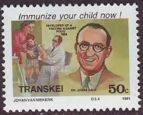 Les timbres et la polio