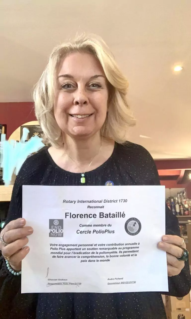 Cercle PolioPlus, entretien avec une rotarienne engagée !
