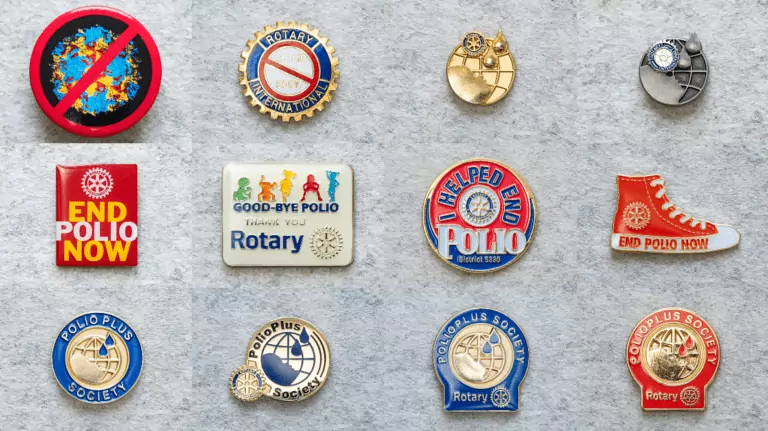 rotary pins polio